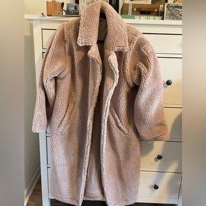 ALO Oversized Faux Fur Trench